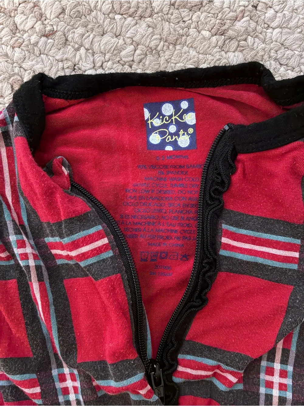 Kickee pants zip up footie pajamas